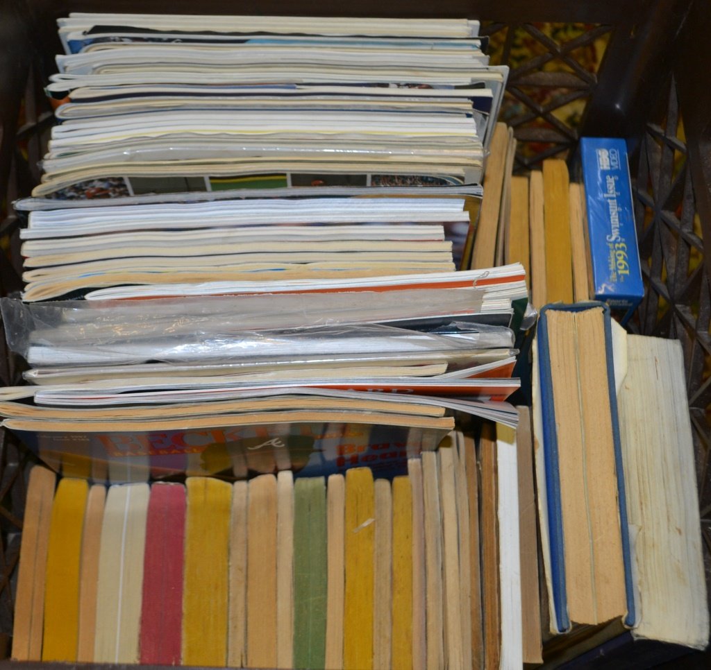 Grouping Of Books, Price Guides and Programs: Grouping Of Books, Price Guides and Programs including several Cal Ripken, Phillies, Penn State, Beckett, and others