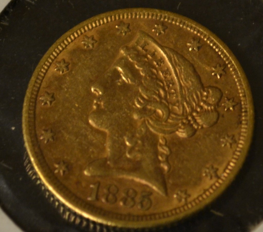 1885 $5 Gold Liberty Head Half Eagle: 1885 $5 Gold Liberty Head Half Eagle. *Note* Due to fraudulent transactions Keystone Auctions may require cash, money-order or wire transfers for gold, silver and coins purchases.