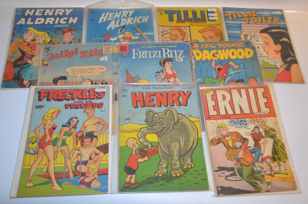 Grouping of Ten 10 Cent Comics (1 of 3)