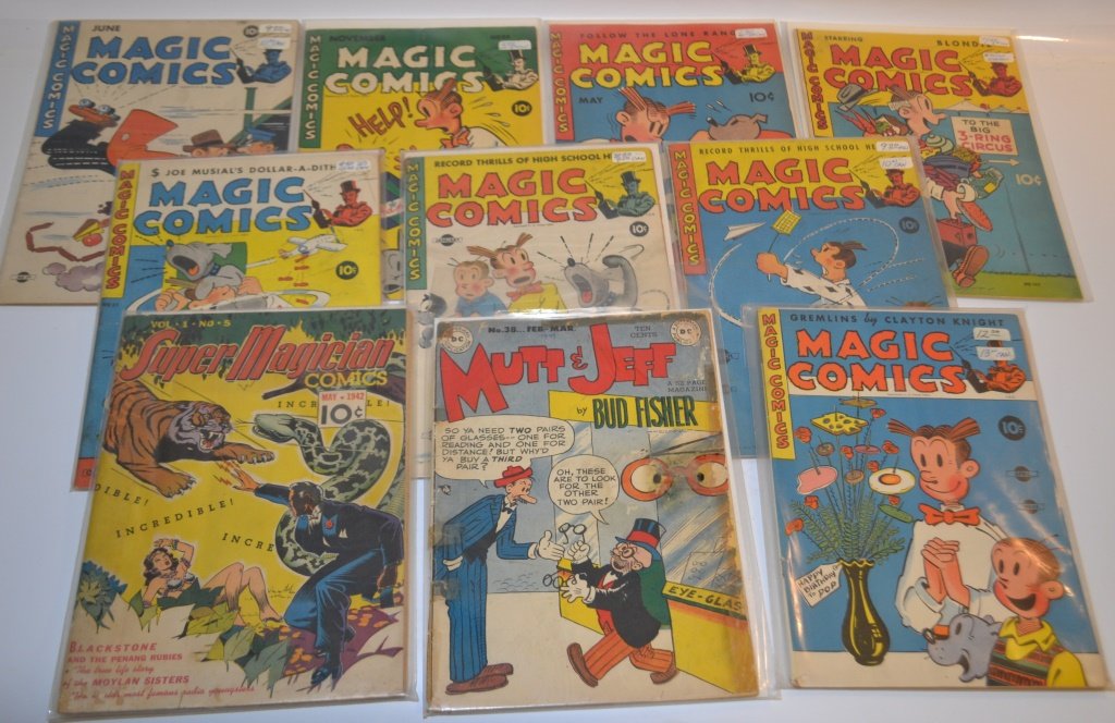 Grouping of Ten 10 Cent Comics (1 of 3)