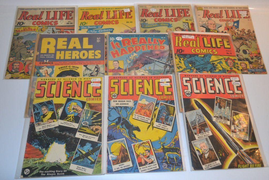 Grouping of Ten 10 Cent Comics (1 of 3)