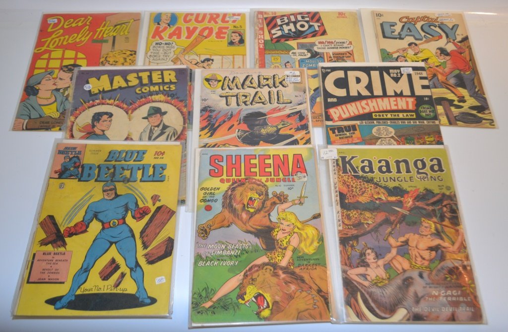 Grouping of Ten 10 Cent Comics (1 of 3)