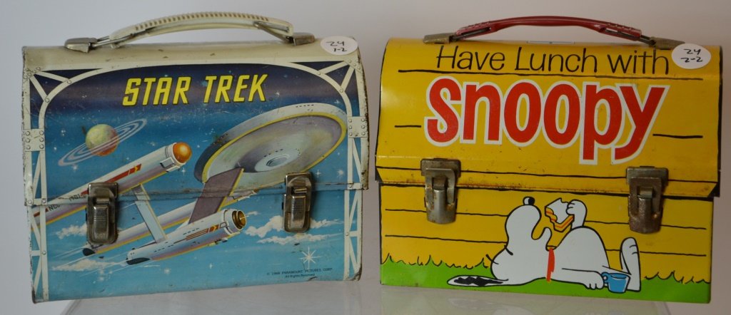 Star Trek and Snoopy Metal Lunch Boxes (1 of 9)