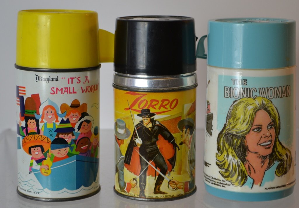 Grouping Of Three Vintage Thermos' (1 of 2)
