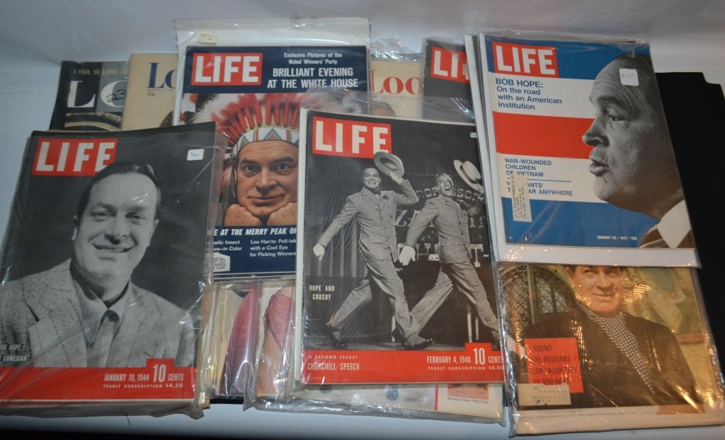 Grouping Of Bob Hope Related Magazines: Grouping of Bob Hope related magazines