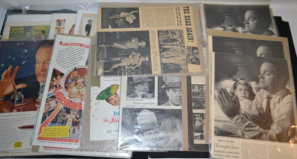 Grouping Of 30 Bob Hope related Ads: Grouping of 30 Bob Hope related ads