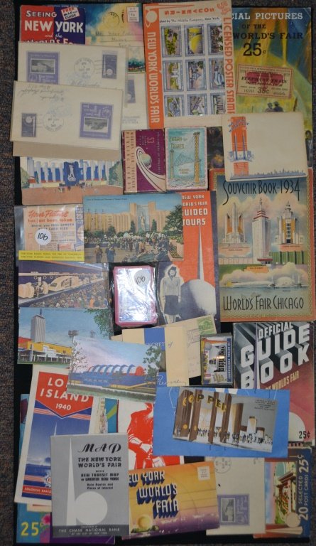 Large Collection Of World's Fair Epherema (1 of 3)