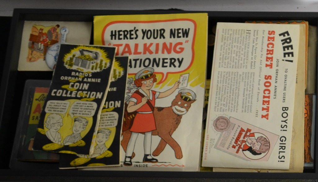 Grouping of Orphan Annie Radio Premiums (1 of 1)