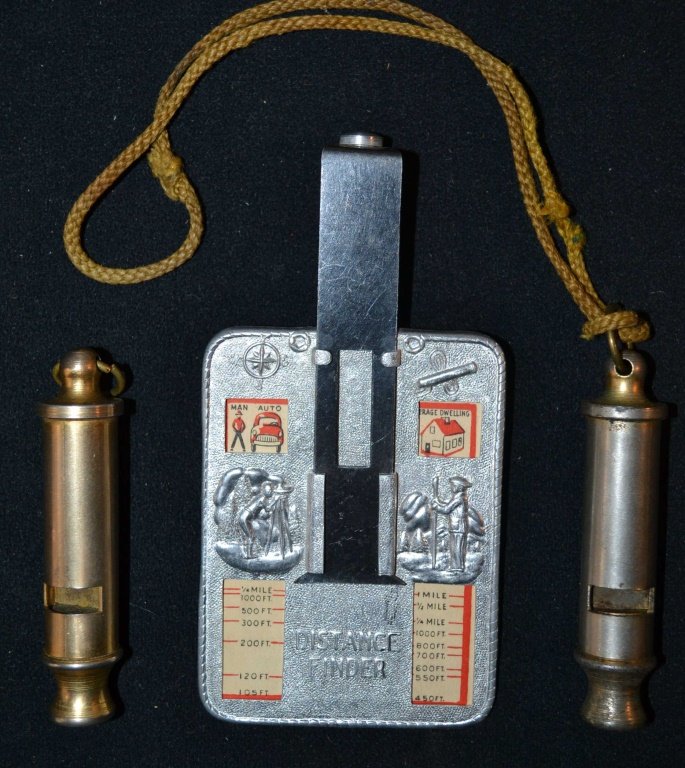 Sargent Preston Premium Lot: Sargent Preston premium lot including: 2 whistles, and a distance finder
