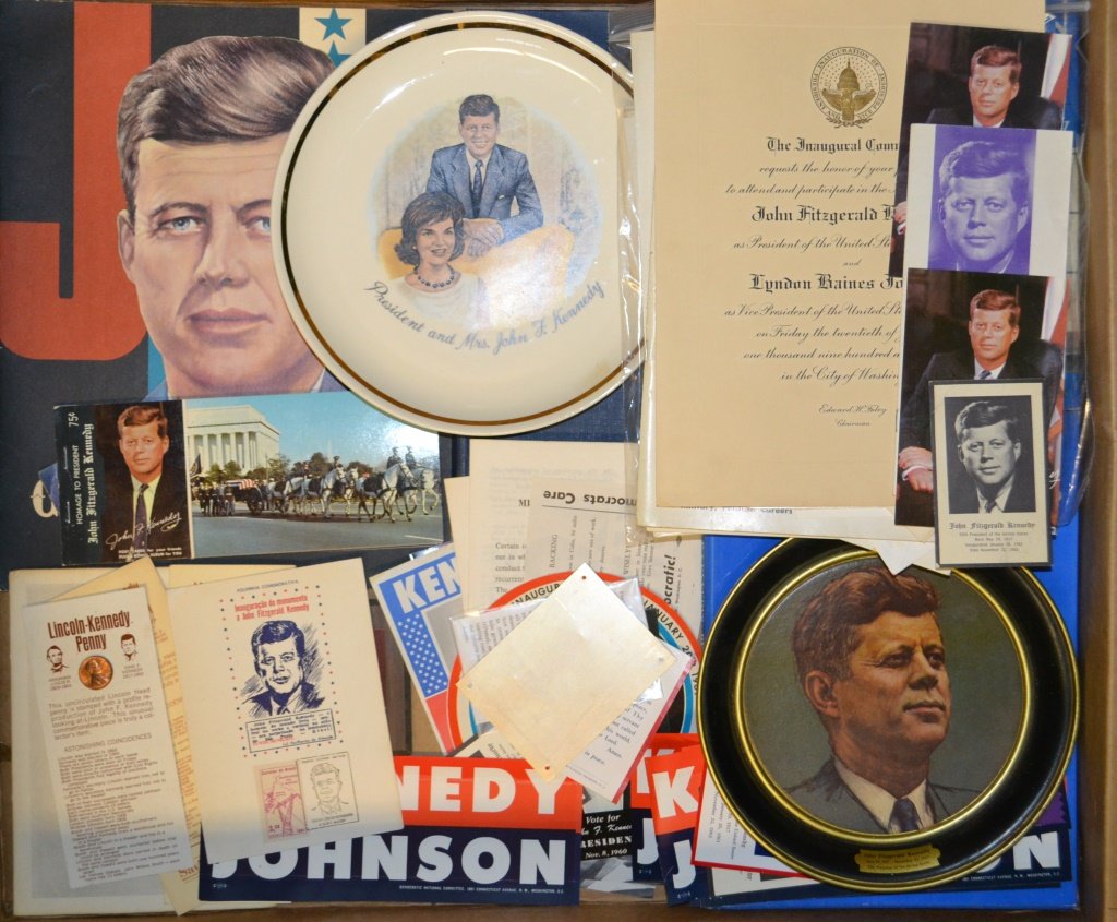 John F. Kennedy Presidential and Memorial Items (1 of 1)
