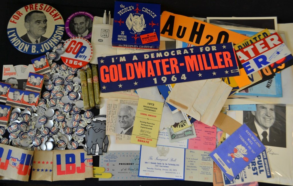 Collection Of LBJ, Nixon, and Goldwater (1 of 3)