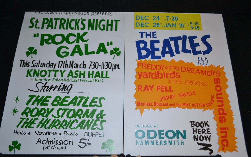 Six British The Beetles Concert Posters (1 of 3)