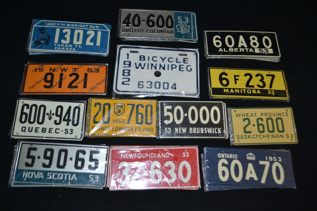 Small License Plates (1953) (1 of 2)