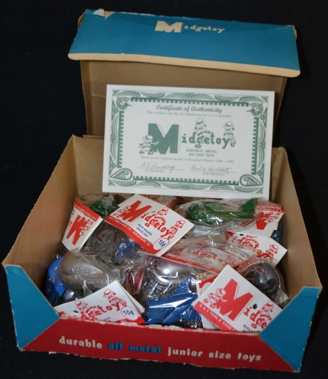 Midgetoy Origional Display Box and Toys (1 of 3)