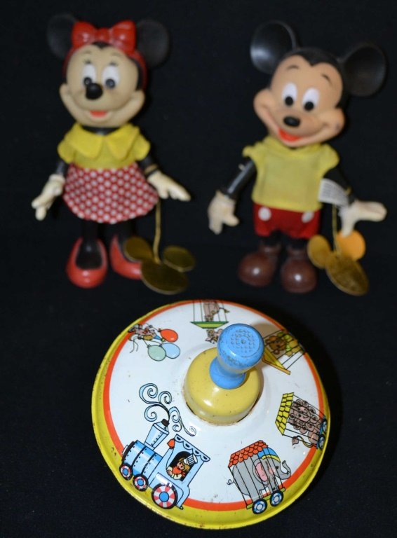 1960's Mickey and Minnie Mouse Dolls (1 of 2)