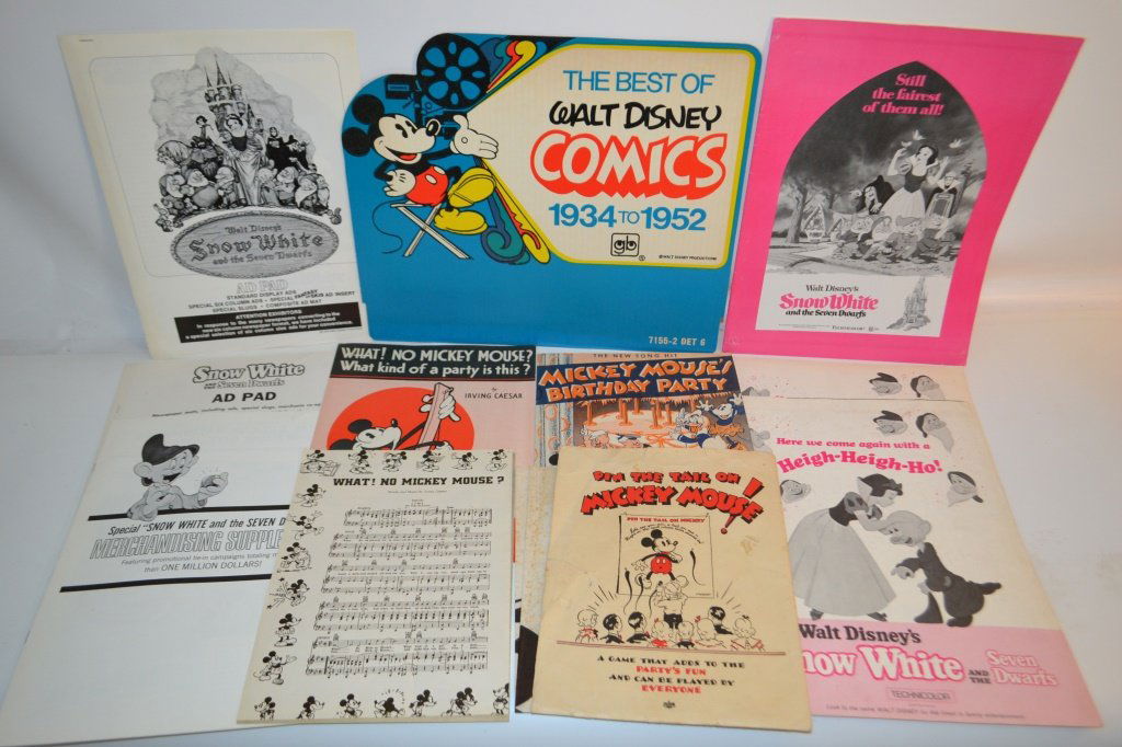 Disney Sheet Music and Amusements (1 of 4)