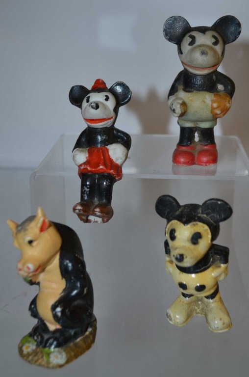 1930's Era Japanese Ceramic Pie Eyed Mickey Mouse (1 of 2)