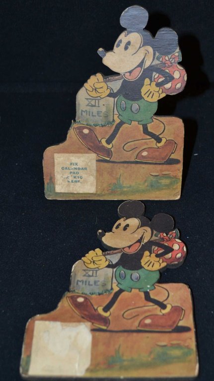 1930's Era Cut Out Wooden Disney Calendar Props (1 of 2)