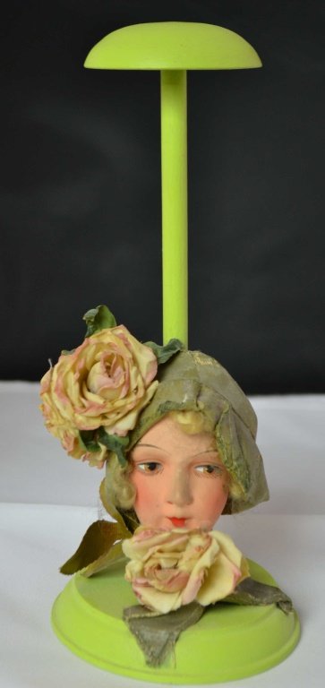 Early 20thC German "Flapper Girl" Hat Stand (1 of 2)