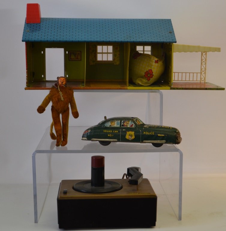 Grouping of Toys including Dick Tracy Battery Car (1 of 1)