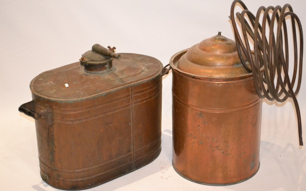 Copper Still Fashioned From Copper Steamer (1 of 3)