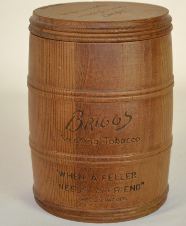 Briggs Smoking Tobacco Wooden Humidor Barrel
