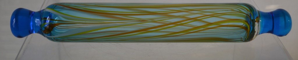 Victorian Candy Stripe Glass Rolling Pin (1 of 2)