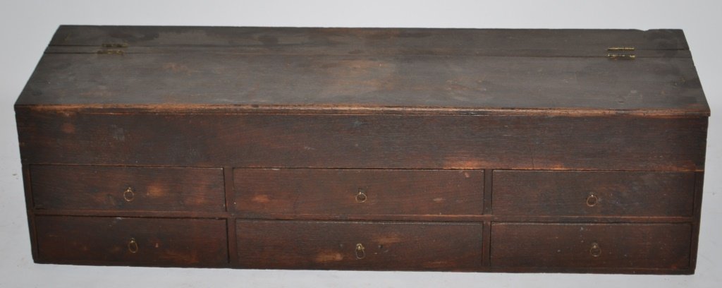 19th Century Walnut Tool Chest With 6 Drawers (1 of 2)