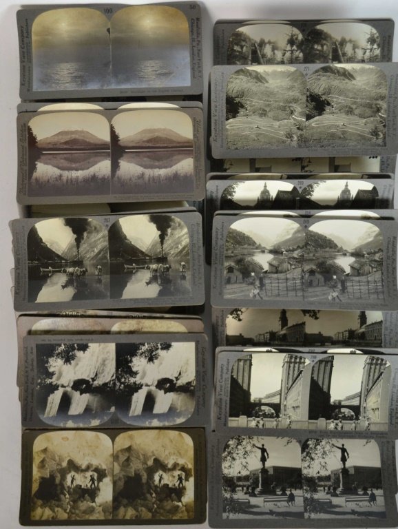 Approx 50 Stereo View Cards Keystone View Company (1 of 3)