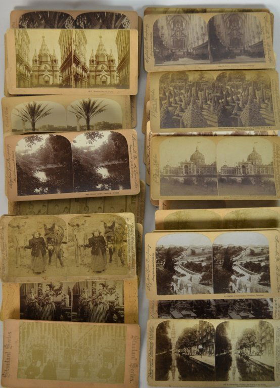 Approx 40 Stereo View Cards (1 of 5)