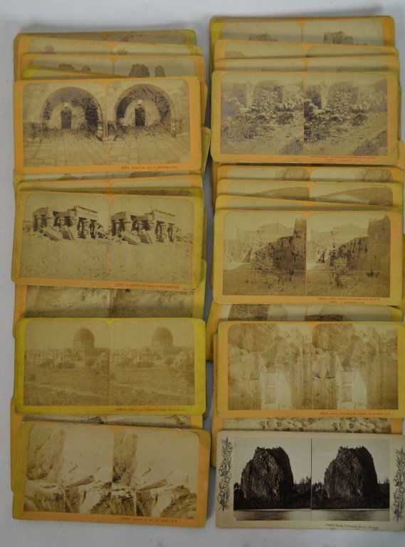 Approx 50 Stereo View Cards (1 of 5)