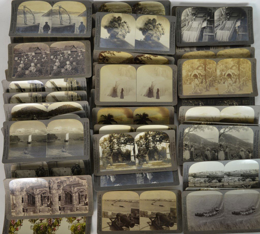 Approx 50 Stereo View Cards (1 of 7)