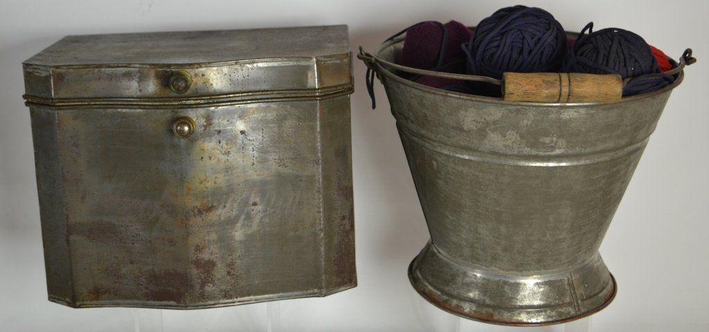 19th Century Master Spice Tin and Tinware Bucket (1 of 1)