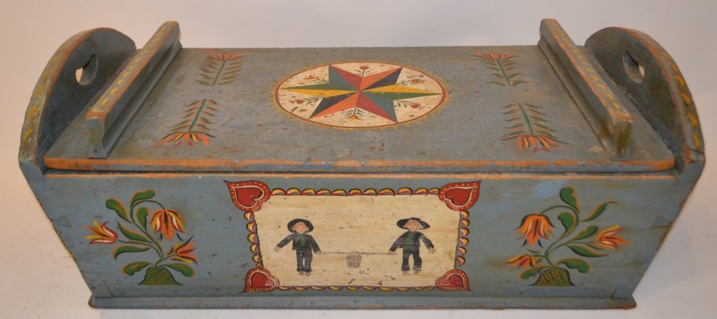 Pennsylvania Dutch Painted Dough Box (1 of 5)