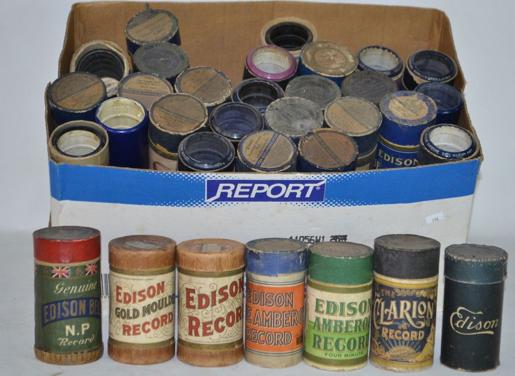 Large Collection of Edison Cylinder Records (1 of 2)
