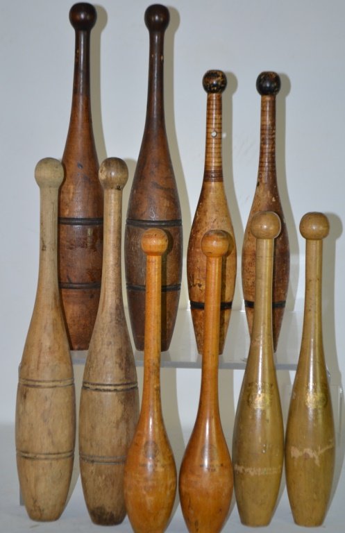 Five Pairs of Wood Weights (1 of 3)