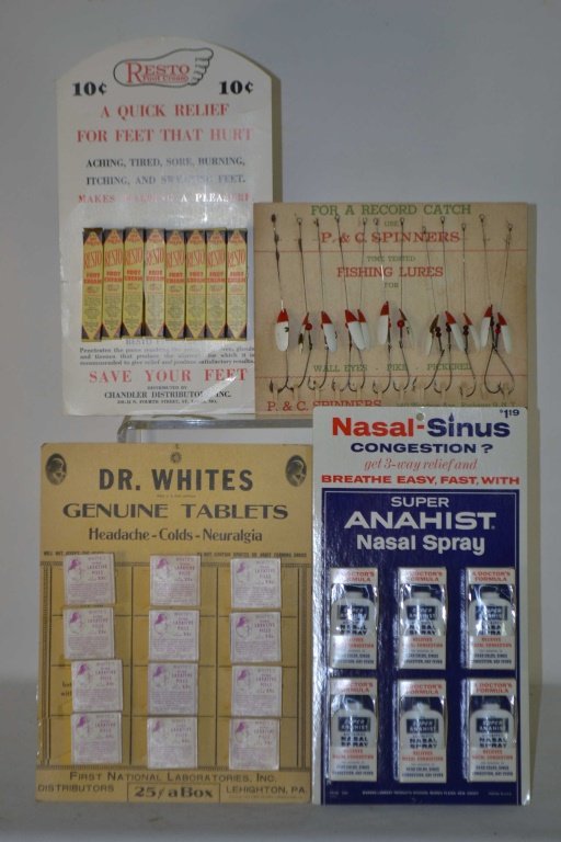 Grouping of 4 Hanging Product Displays (1 of 3)