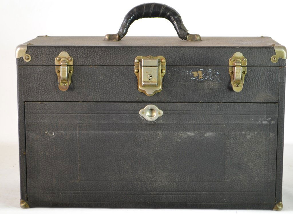 7 Drawer Oak Toolbox (1 of 4)