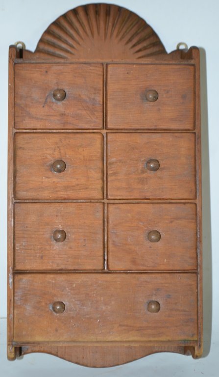 7 Drawer Fan Back Spice Rack (1 of 1)