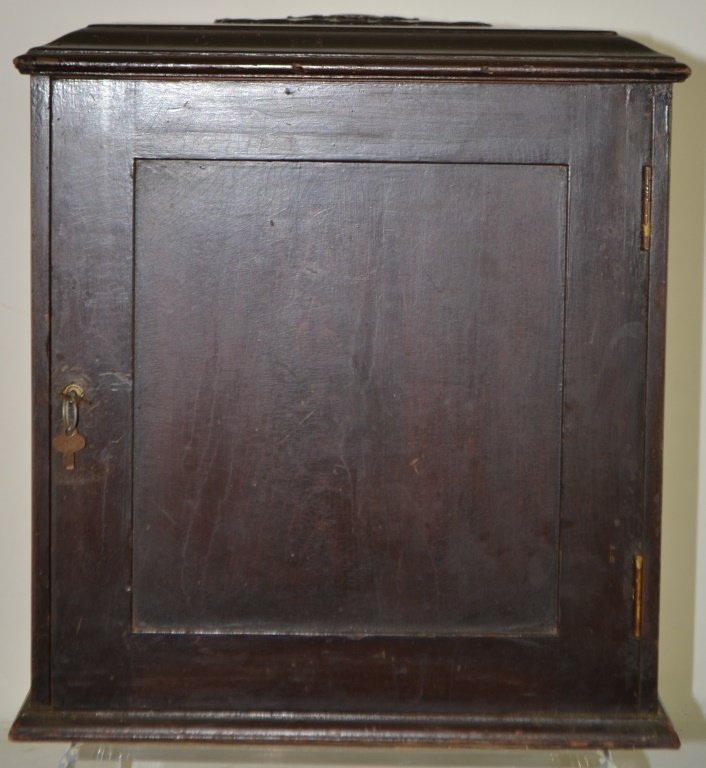 Locking Mahogany Storage Cabinet with 8 Drawers (1 of 5)