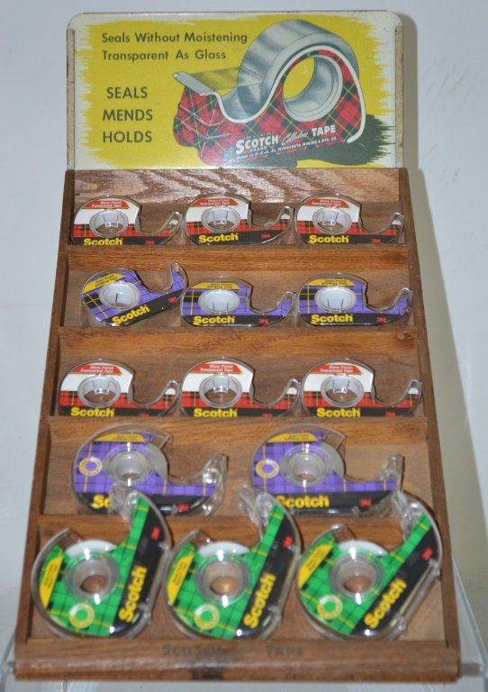 Mid Century Scotch Tape Display (1 of 3)