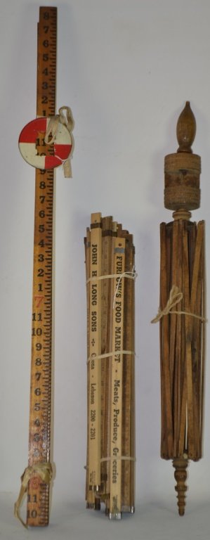 Surveyor's Measuring Stick and Yard Sticks (1 of 5)