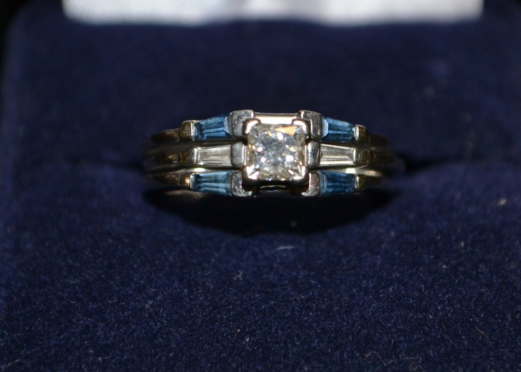 14K Gold Diamond Ring Set (1 of 3)