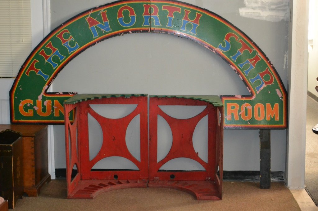 North Star Gun Room Carnival Display: North Star Gun Room Carnival Display Racks hold twenty rifles. Measures 95 inches tall, 96.5 wide, 26 deep when assembled.