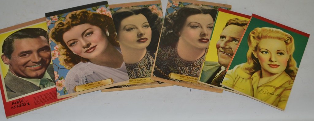 Six Early Hollywood Notepads (1 of 4)
