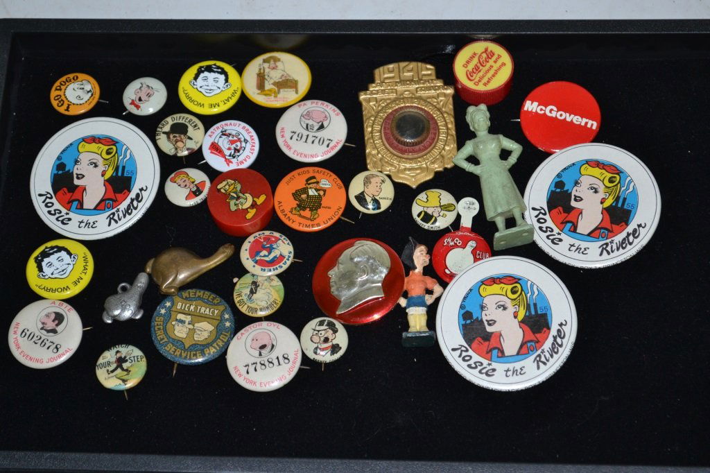 Pep Pins & Other Pin Back Collectibles (1 of 3)