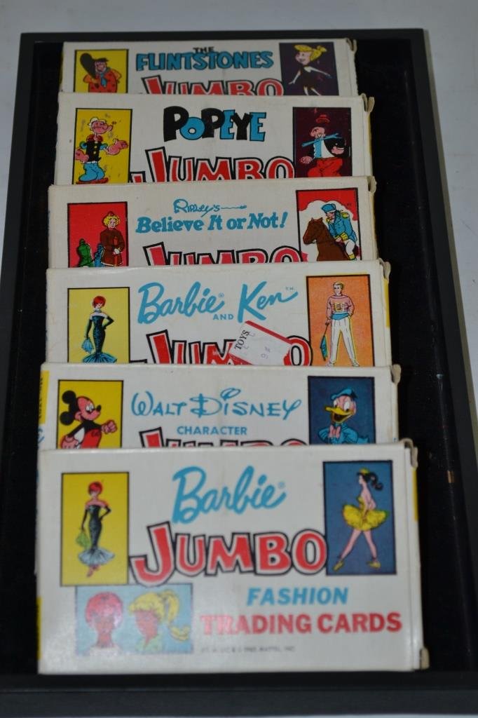 Grouping Of Six Jumbo Trading Card Packs (1 of 2)