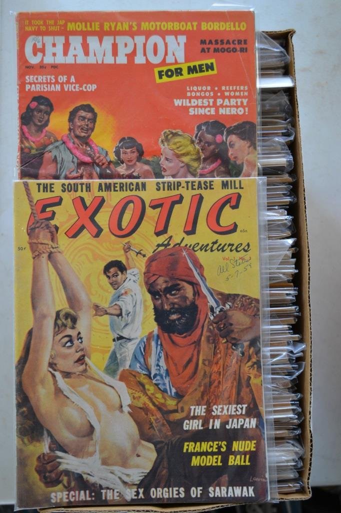 Large Grouping of 1950's & 60's Men's Magazine's (1 of 1)