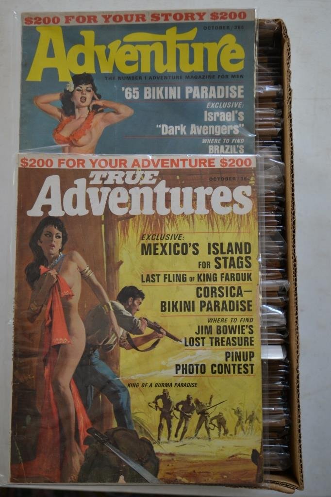 Large Grouping of 1950's & 60's Men's Magazine's (1 of 1)