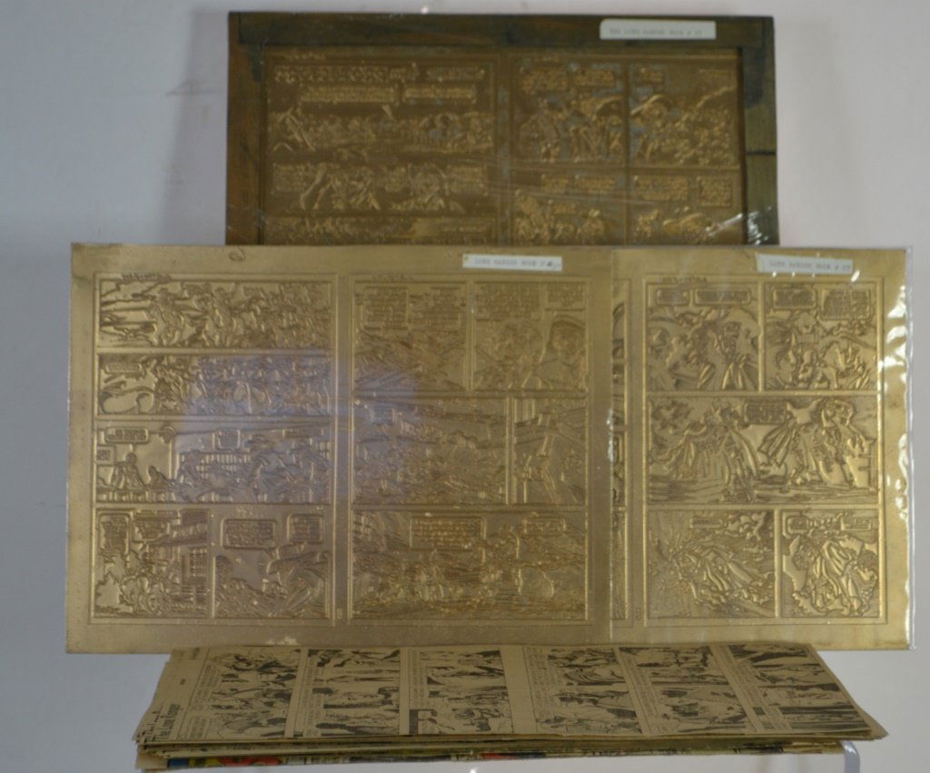 Lone Ranger Printing Plates w/ Lone Ranger Comics (1 of 7)